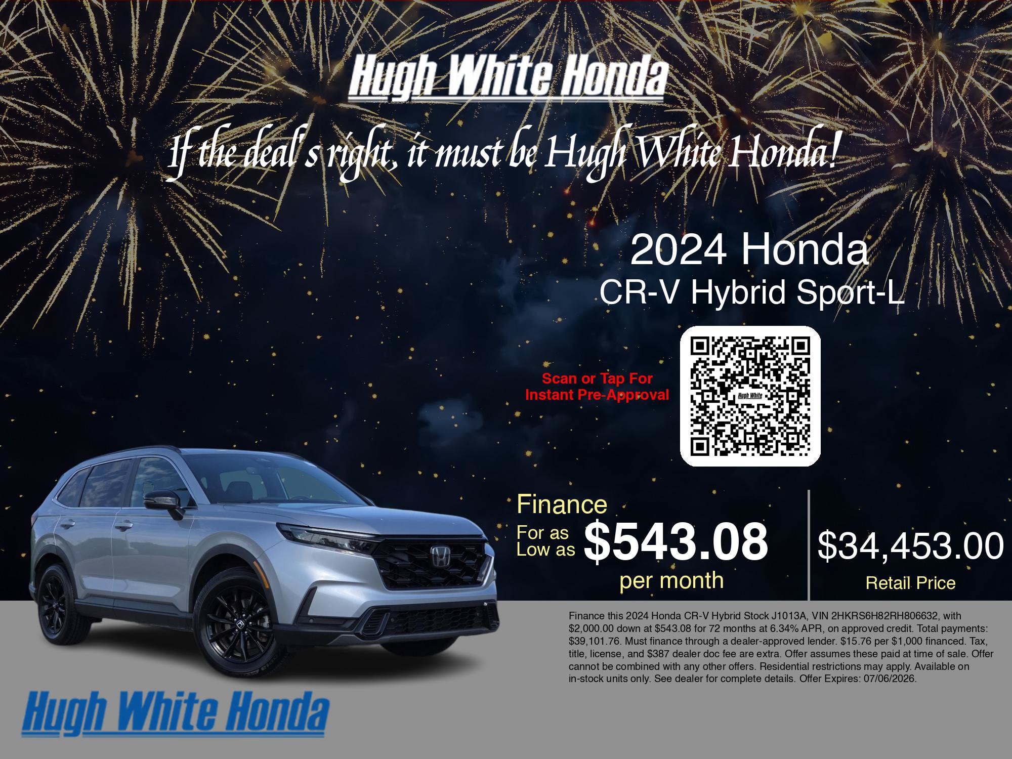 Used 2024 Honda CR-V Sport-L image 3