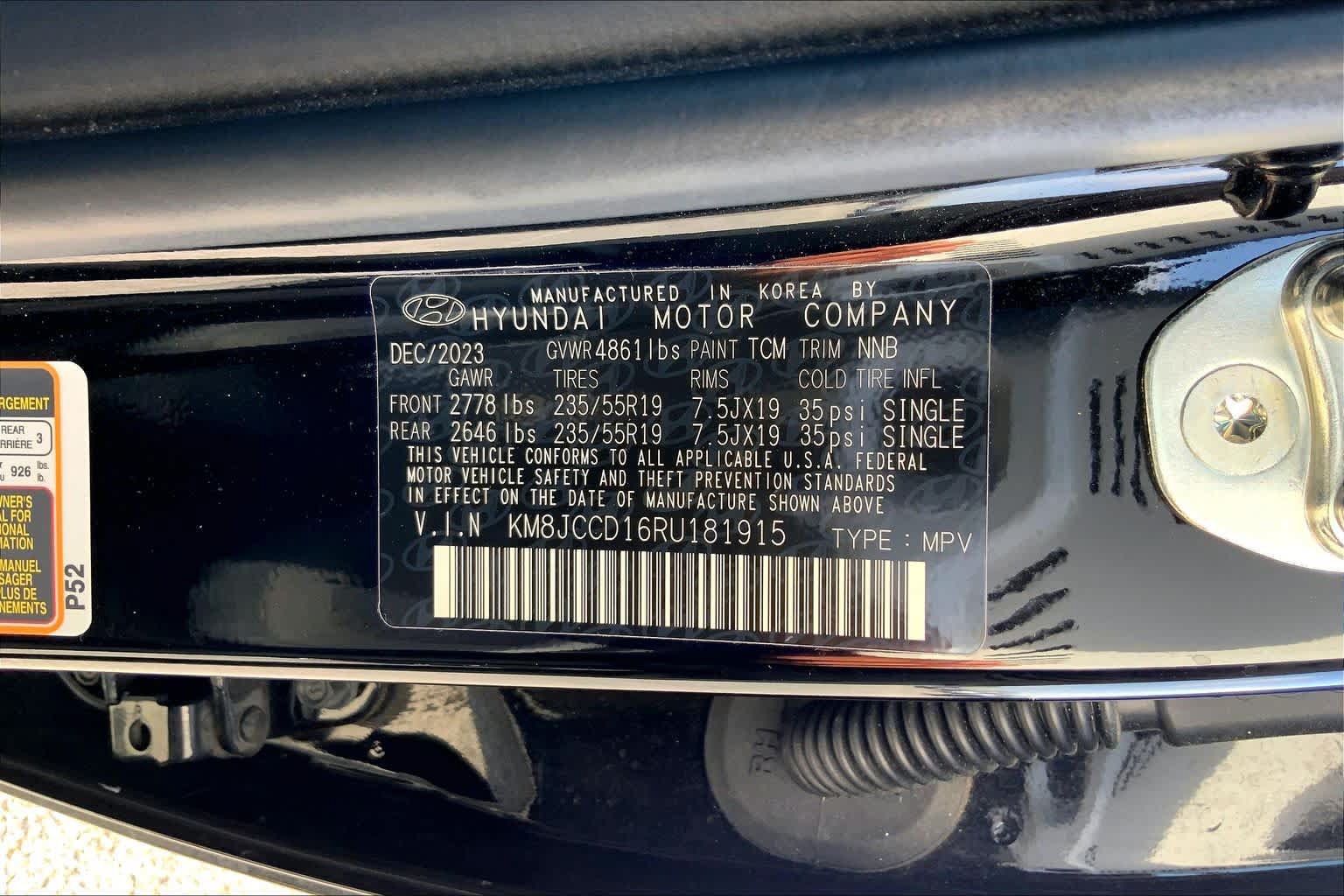 Used 2024 Hyundai Tucson SEL AWD/4WD image 36