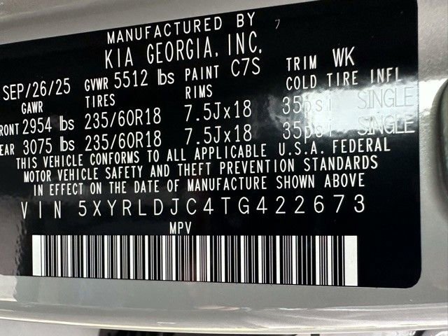 New 2026 Kia Sorento S AWD/4WD image 44