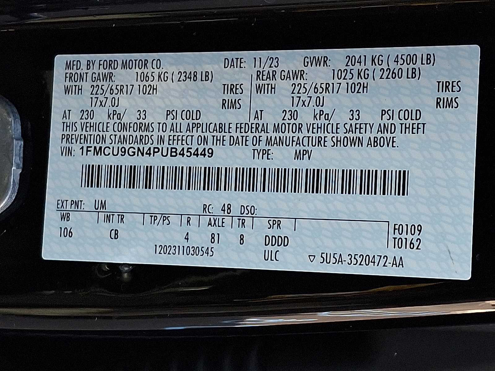 Used 2023 Ford Escape Active w/ Tech Pack #2 image 27