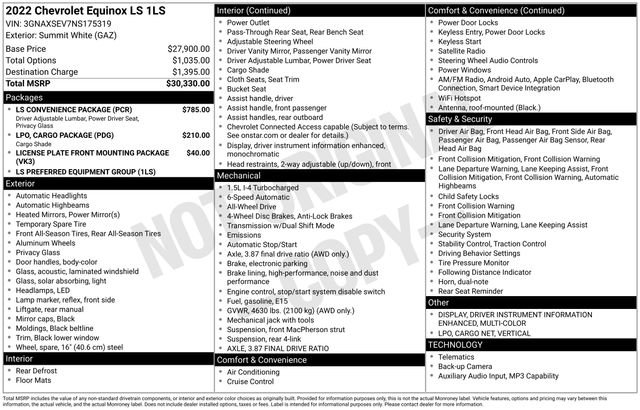 Used 2022 Chevrolet Equinox LS w/ LS Convenience Package image 5