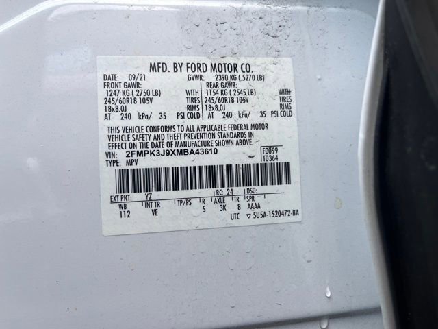 Used 2021 Ford Edge SEL w/ Convenience Package FWD image 15