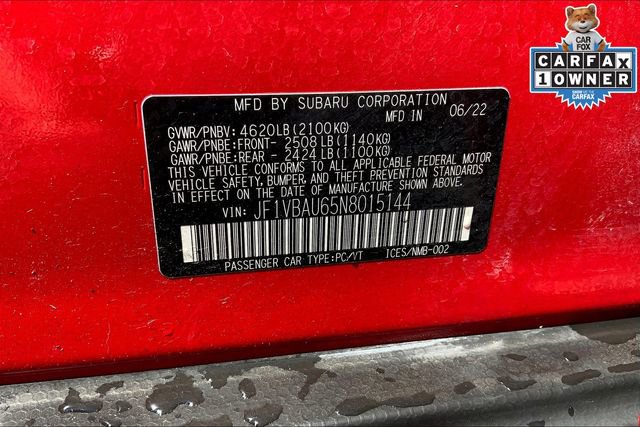 Used 2022 Subaru WRX GT image 32