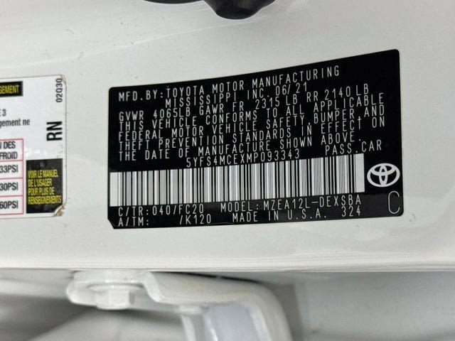 Certified 2021 Toyota Corolla SE w/ Carpet Mat Package (TMS) FWD image 31