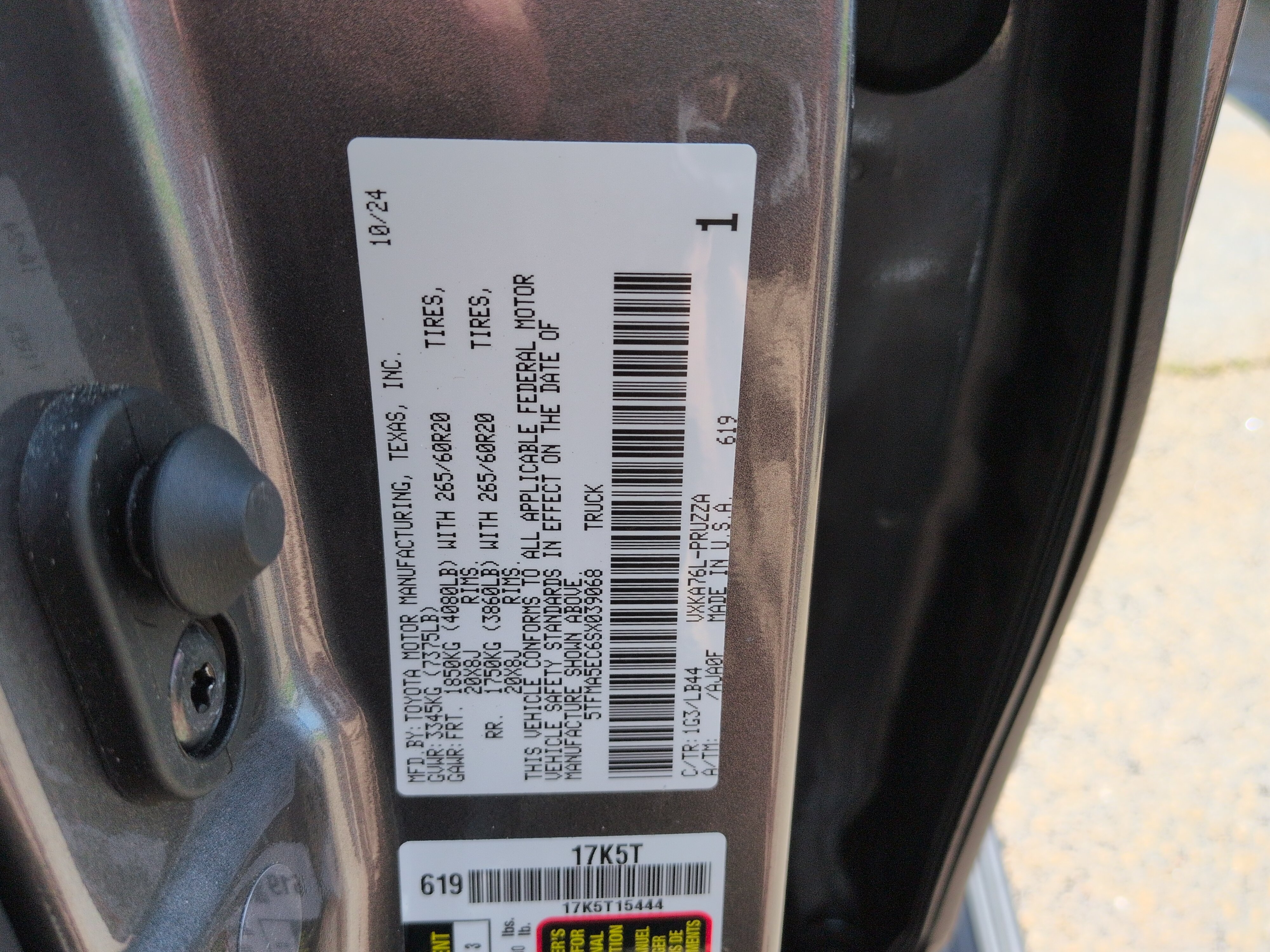 Used 2025 Toyota Tundra 1794 Edition AWD/4WD image 29