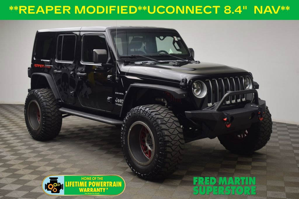 Used 2018 Jeep Wrangler Unlimited Sahara w/ Uconnect 4C Nav & Sound Group image 1