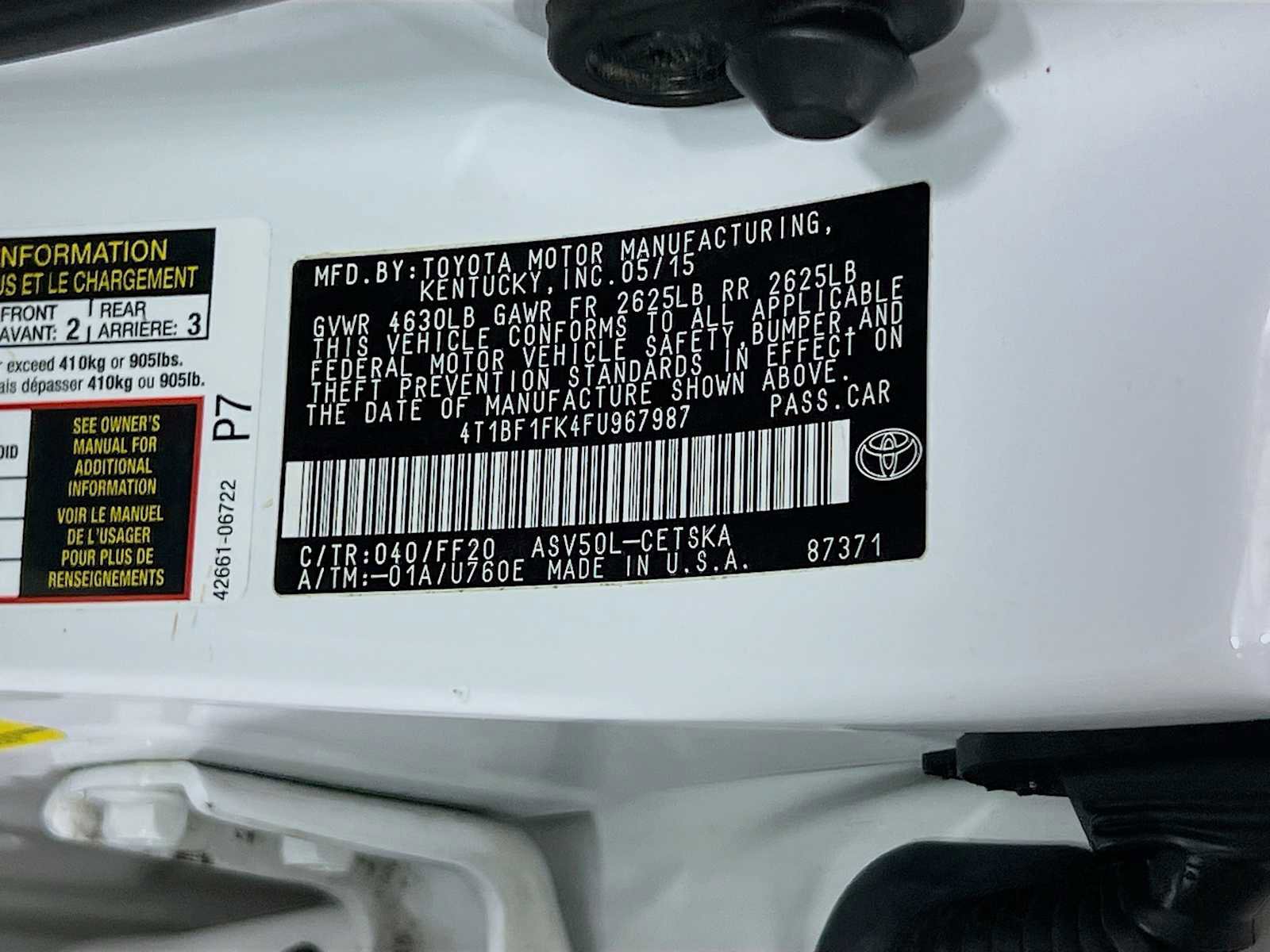 Used 2015 Toyota Camry SE image 30