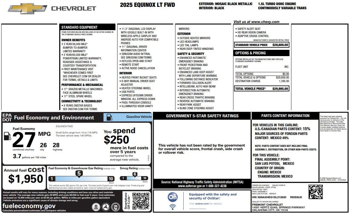 Used 2025 Chevrolet Equinox LT FWD image 5