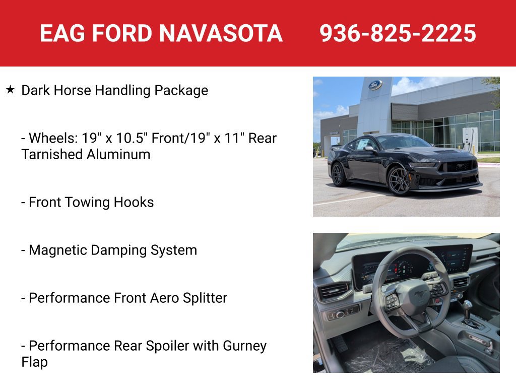 New 2026 Ford Mustang Dark Horse w/ Dark Horse Handlin Package RWD image 8