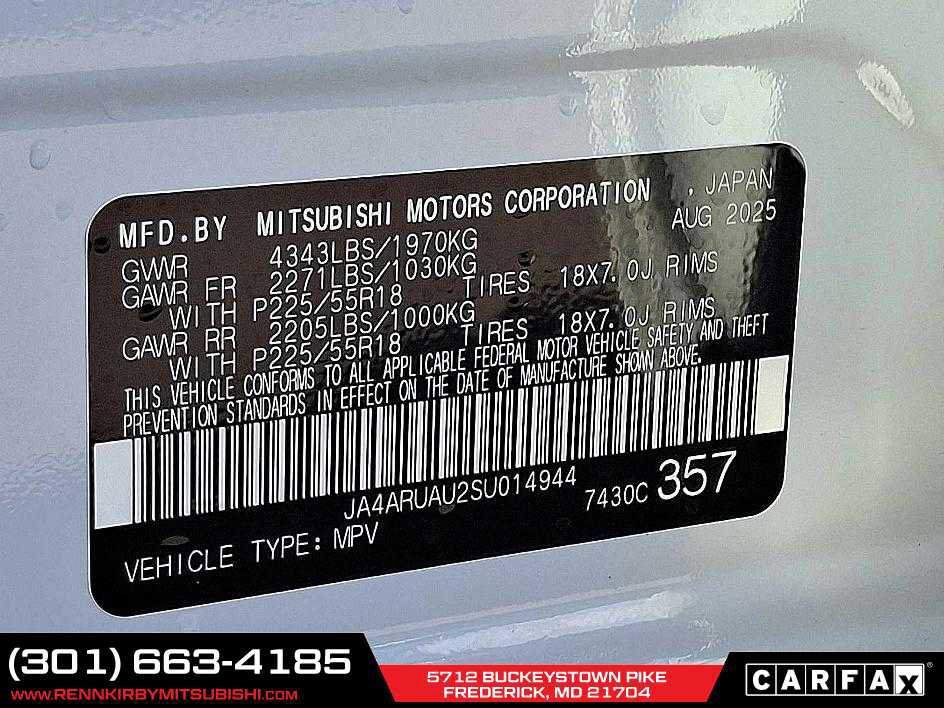 New 2025 Mitsubishi Outlander Sport LE image 19