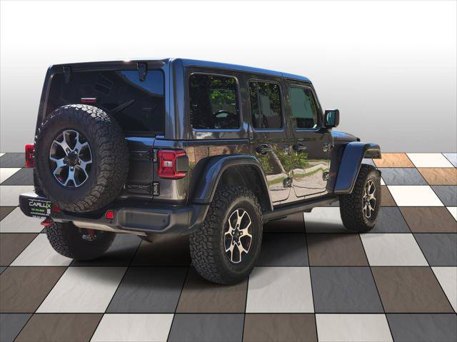 Used 2021 Jeep Wrangler Unlimited Rubicon w/ Uconnect 4C Nav & Sound Group AWD/4WD image 4