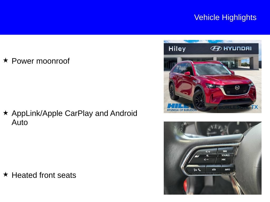 Used 2024 MAZDA CX-90 3.3 Turbo w/ Preferred Plus AWD/4WD image 9
