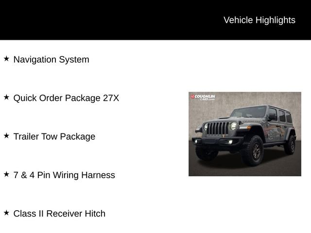 Used 2022 Jeep Wrangler Unlimited Rubicon w/ Trailer Tow Package image 2