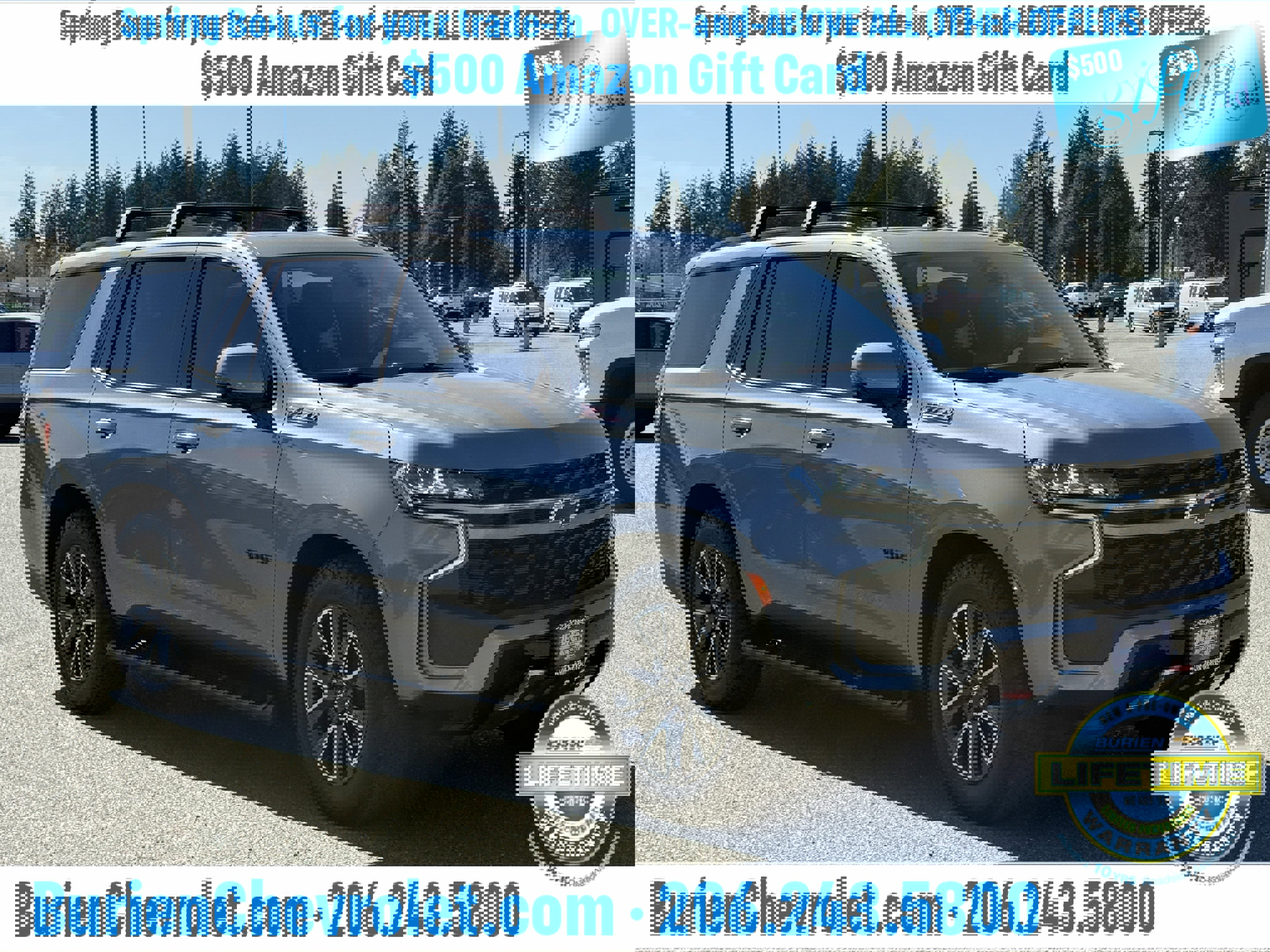 Used 2021 Chevrolet Tahoe Z71 w/ Z71 Signature Package image 8