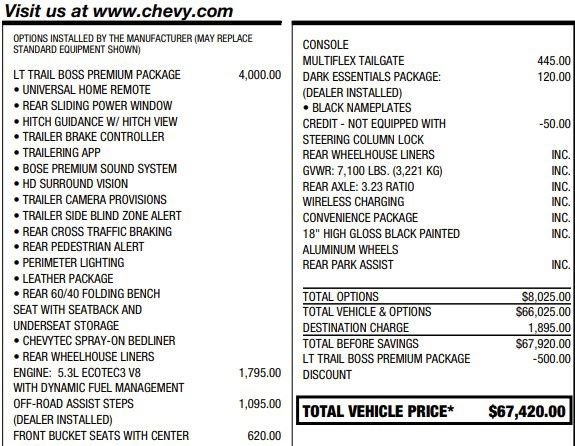 Certified 2023 Chevrolet Silverado 1500 LT Trail Boss w/ LT Trail Boss Premium Package AWD/4WD image 2