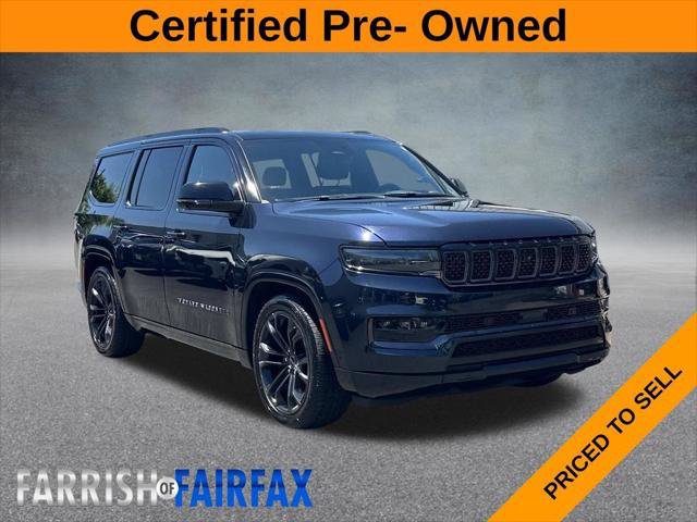 Certified 2024 Jeep Grand Wagoneer Series II Obsidian w/ Quick Order Packagew 28T