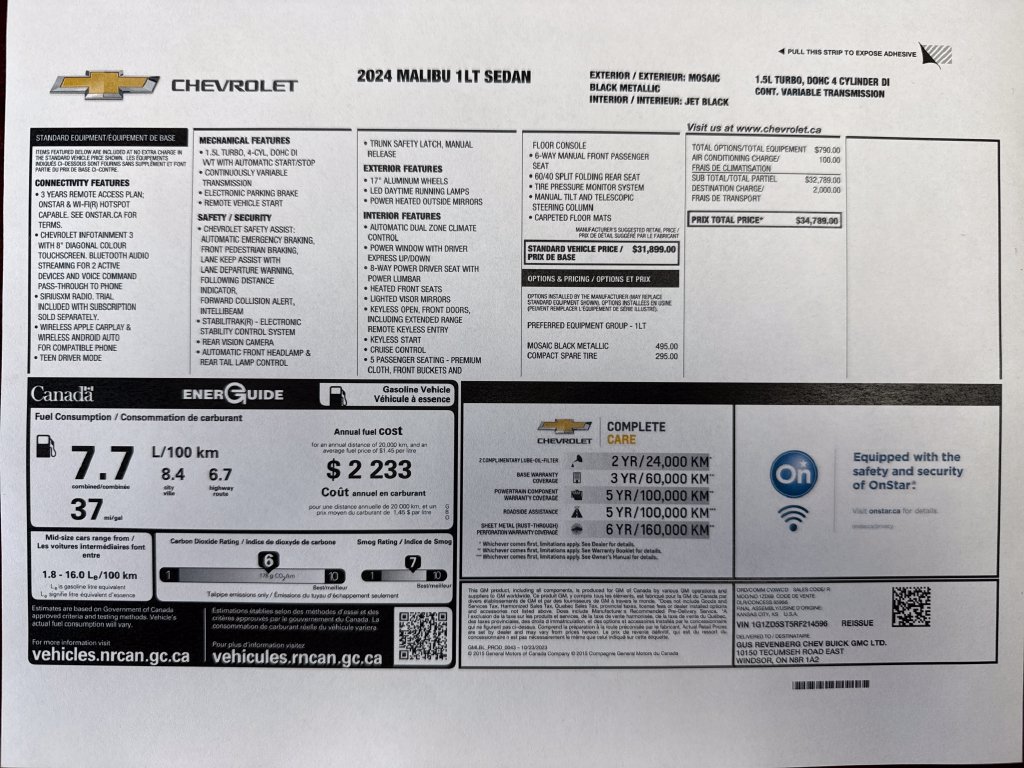 Used 2024 Chevrolet Malibu LT FWD image 24