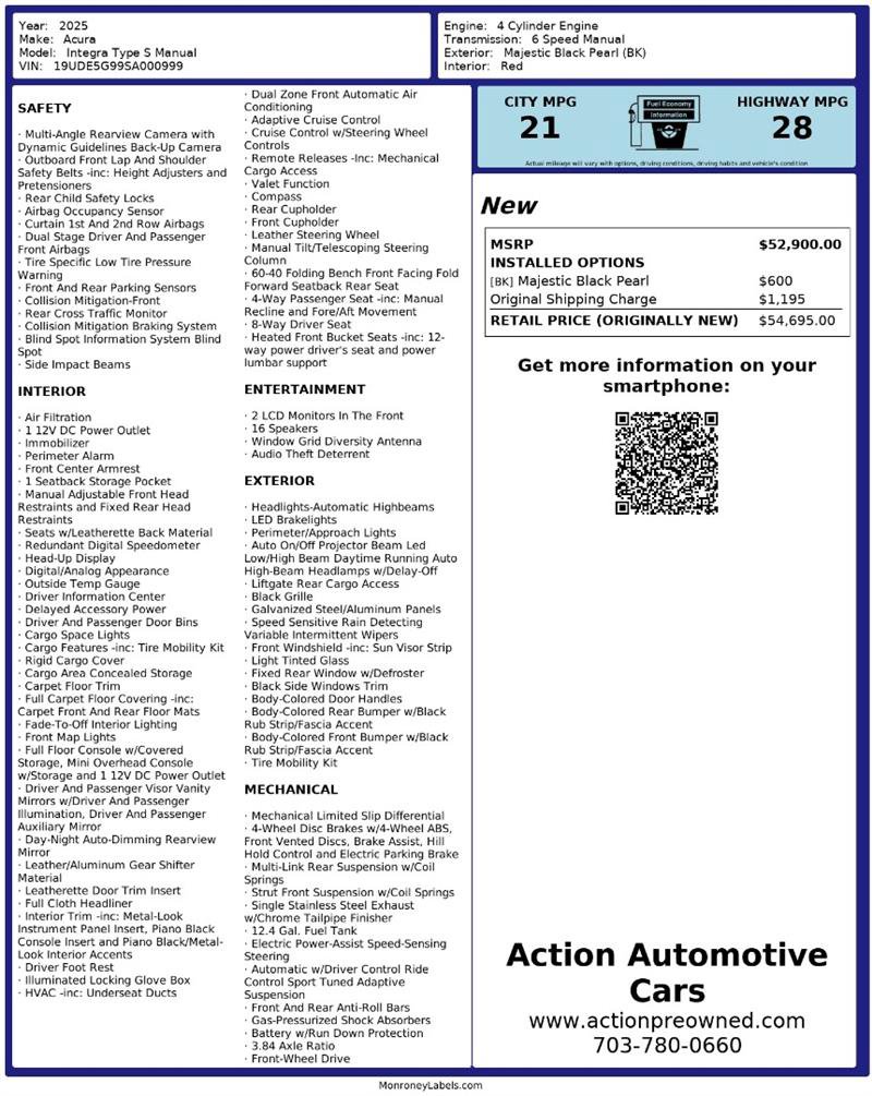 Used 2025 Acura Integra Type S image 2