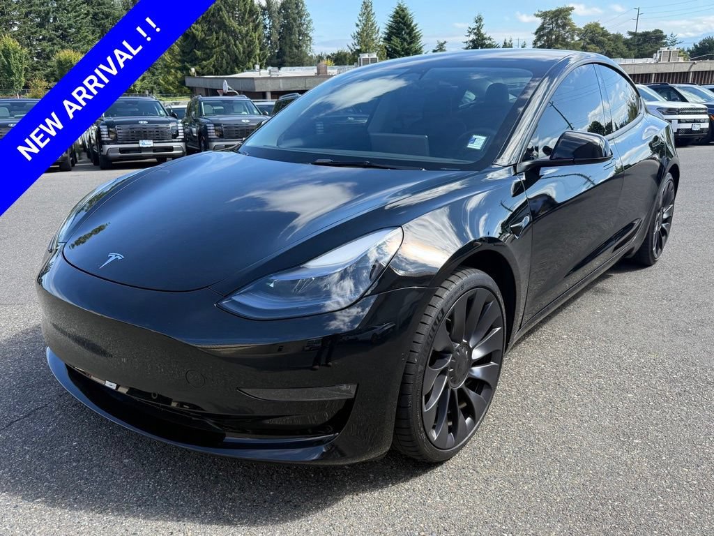 Used 2022 Tesla Model 3 Performance AWD/4WD image 1