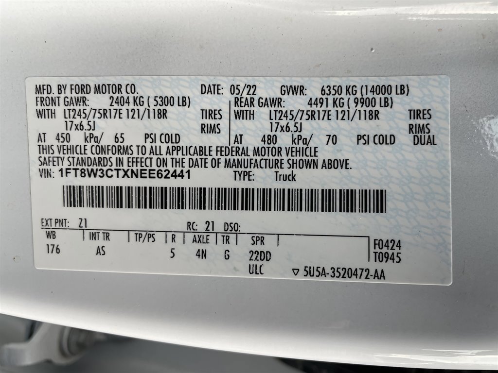 Used 2022 Ford F350 XL w/ Power Equipment Group image 38