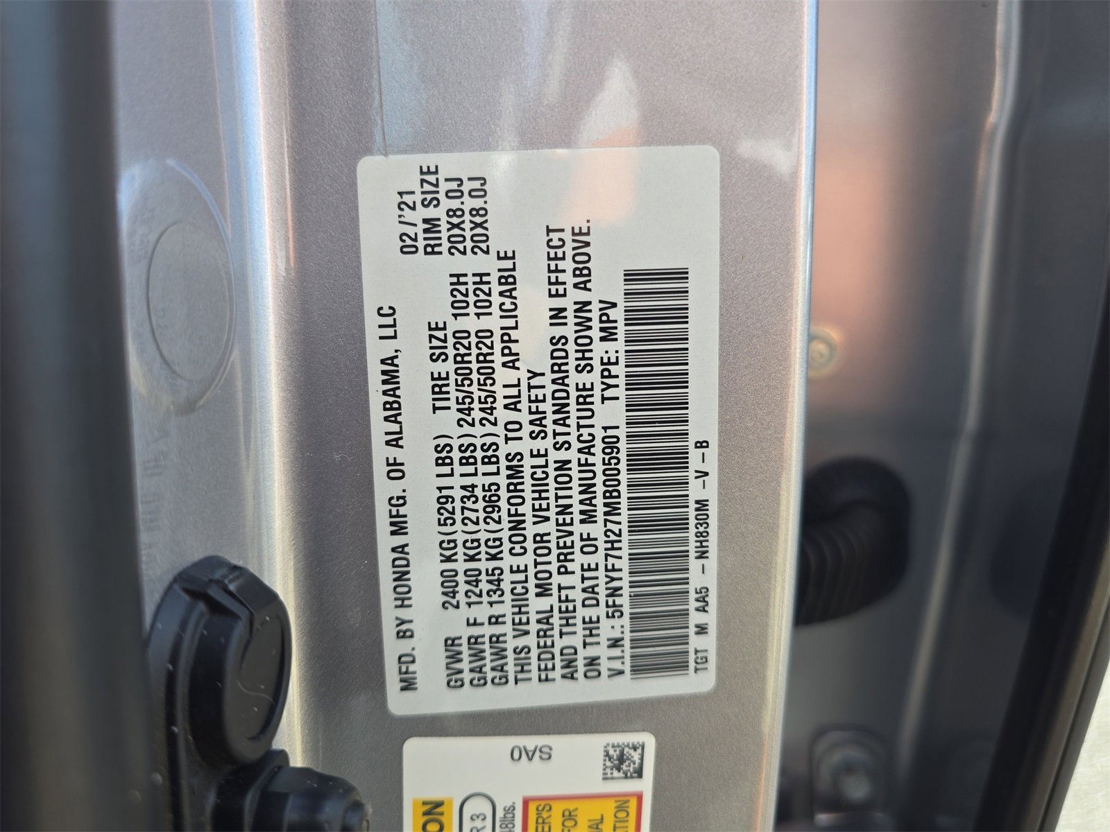 Used 2021 Honda Passport Sport image 28