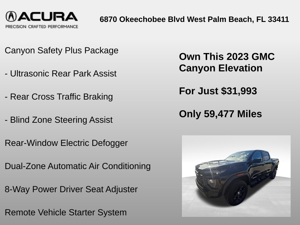 Used 2023 GMC Canyon Elevation w/ Convenience Package AWD/4WD image 24