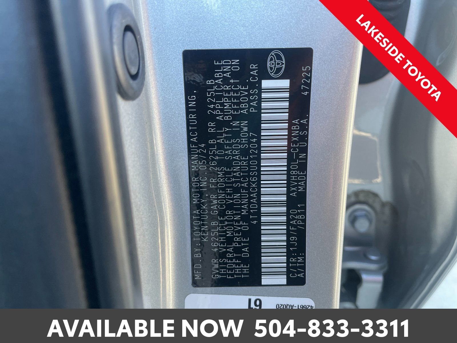 Certified 2025 Toyota Camry LE image 39