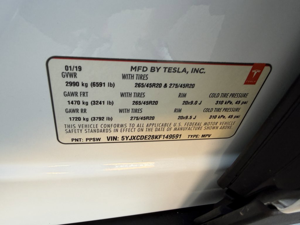 Used 2019 Tesla Model X 75D image 43