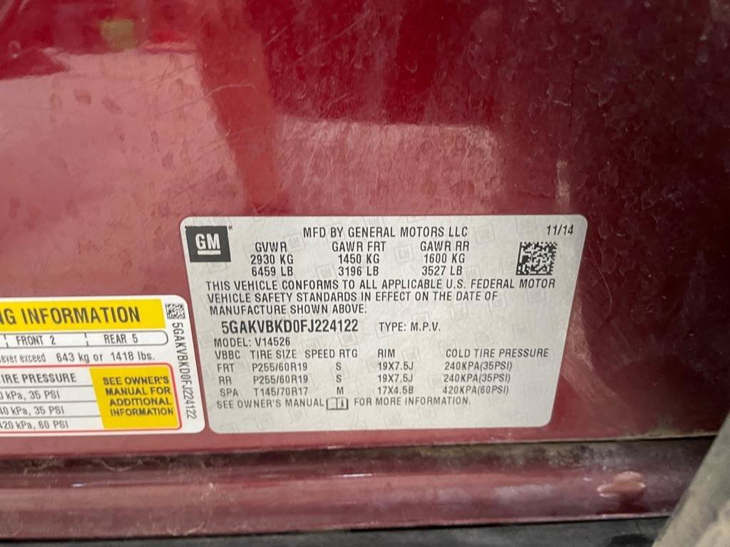 Used 2015 Buick Enclave Leather w/ Trailering Package AWD/4WD image 46