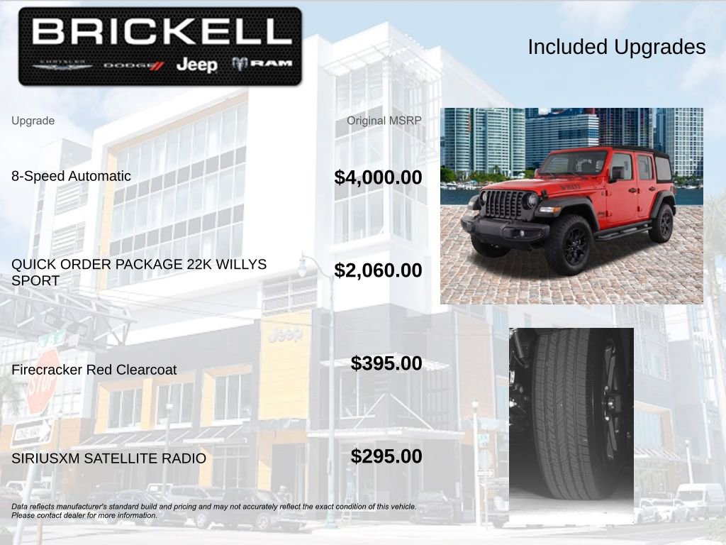 Used 2022 Jeep Wrangler Unlimited Sport AWD/4WD image 5