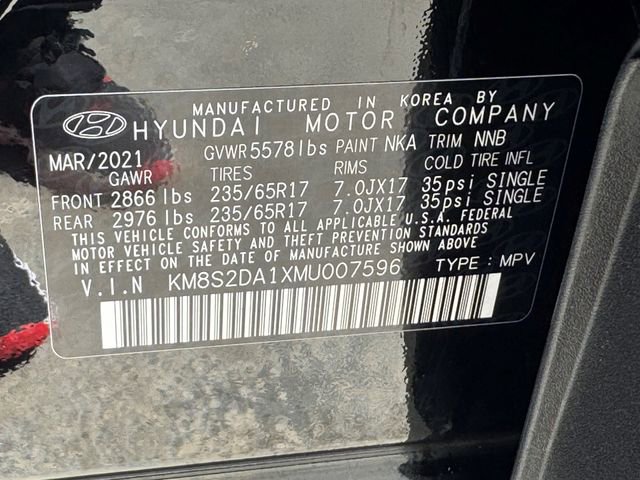 Used 2021 Hyundai Santa Fe Blue image 31