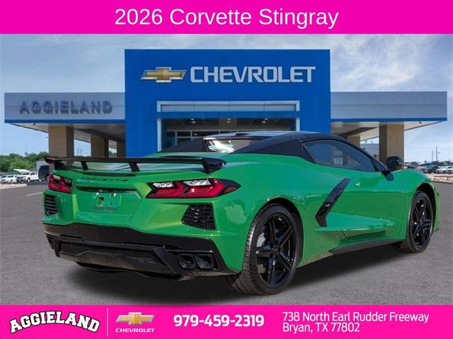 New 2026 Chevrolet Corvette Stingray Preferred Conv w/ Z51 Performance Package RWD image 4