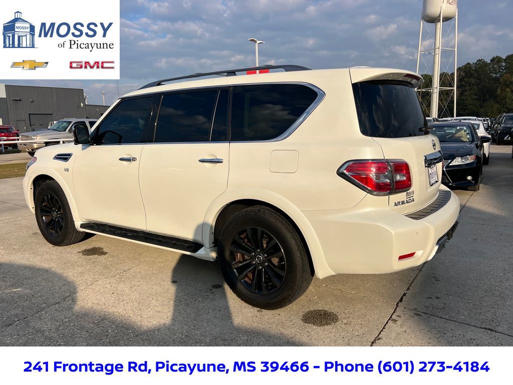 Certified 2019 Nissan Armada Platinum w/ Captain's Chairs Package image 4