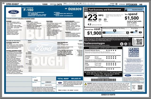 Used 2023 Ford F150 XLT w/ Equipment Group 302A High image 33