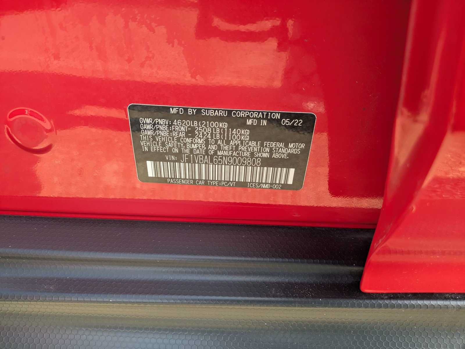 Used 2022 Subaru WRX Limited AWD/4WD image 26