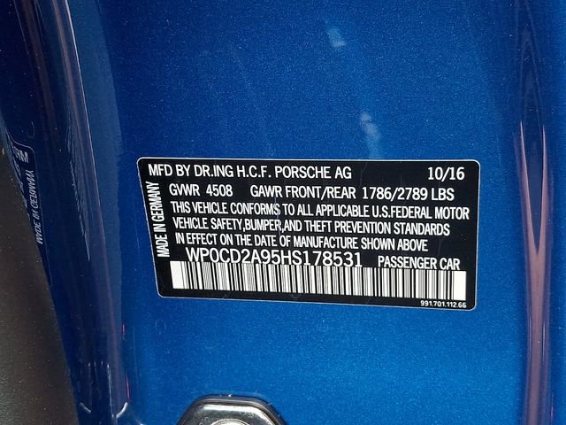 Certified 2017 Porsche 911 Turbo S AWD/4WD image 31