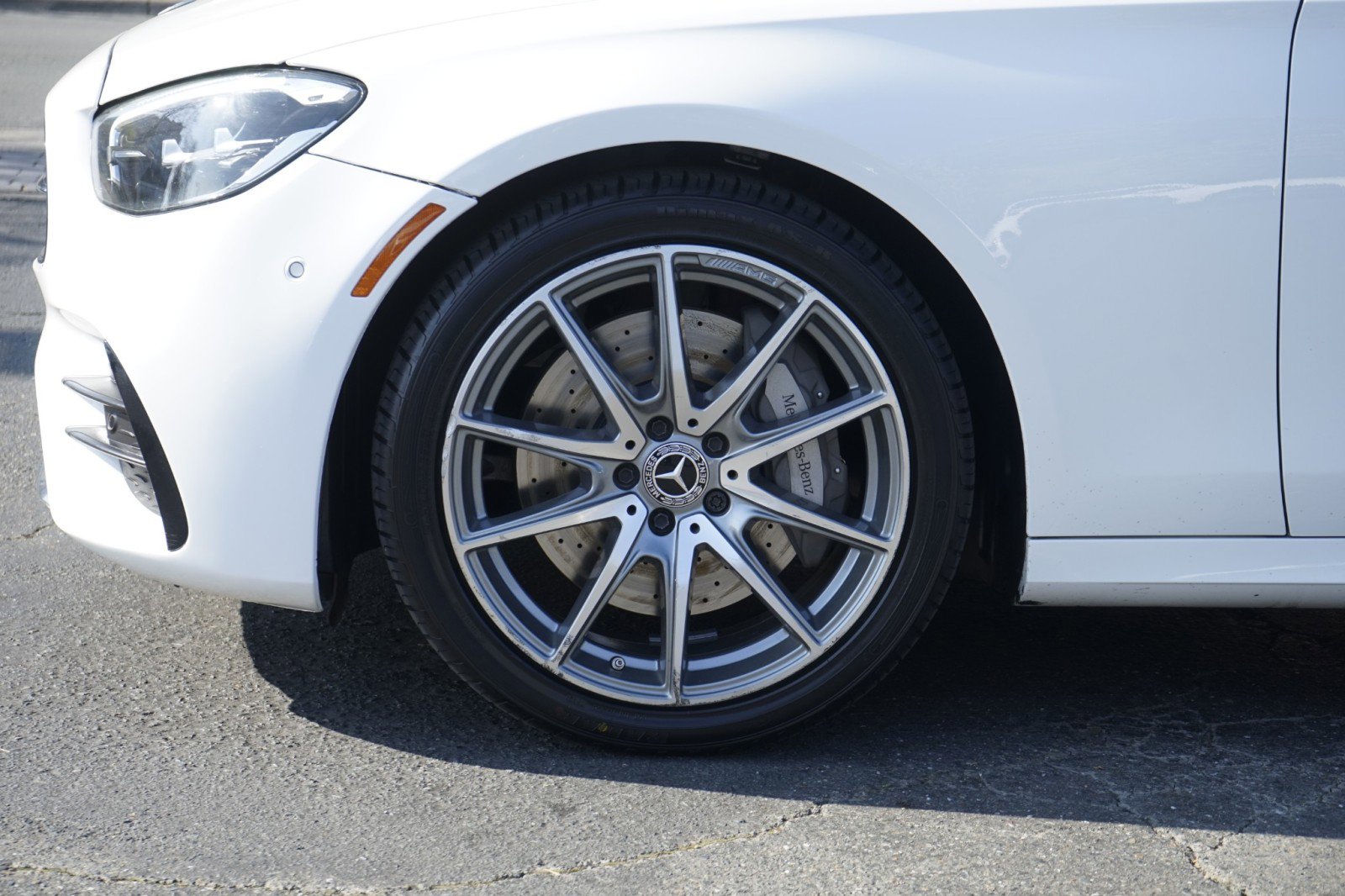 Used 2022 Mercedes-Benz E 350 Sedan w/ AMG Line Exterior image 12