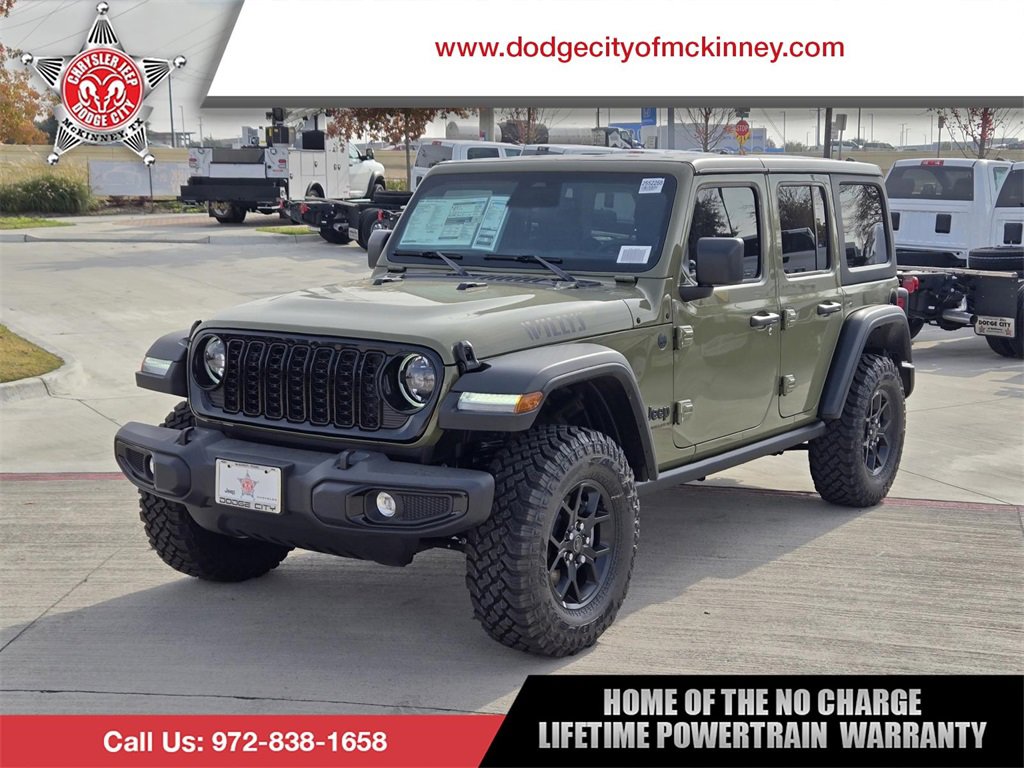 New 2025 Jeep Wrangler Willys