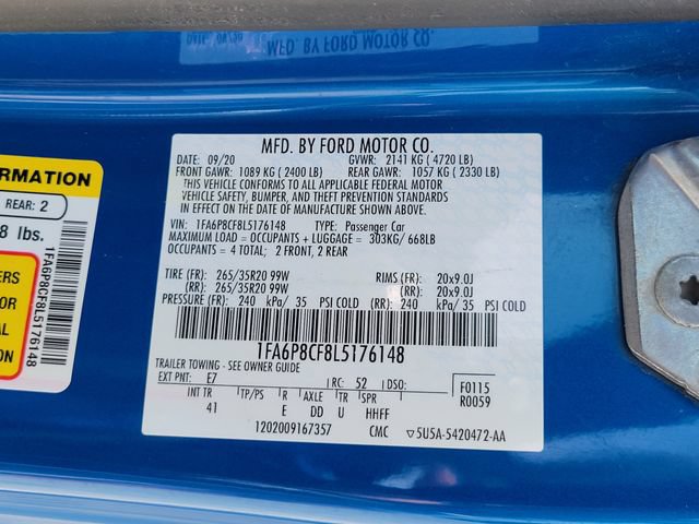 Used 2020 Ford Mustang GT Premium RWD image 17