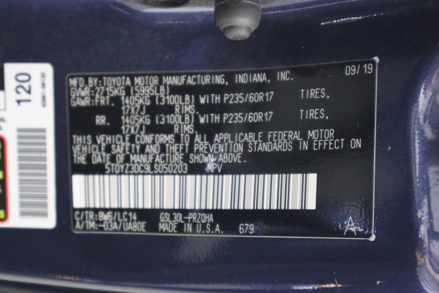 Used 2020 Toyota Sienna XLE w/ XLE Navigation Package image 38