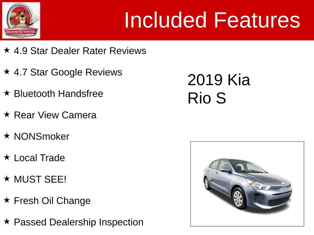 Used 2019 Kia Rio S image 4
