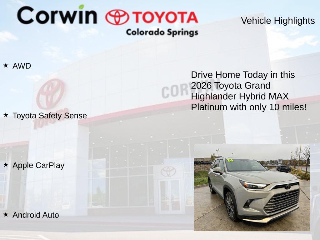 Used 2026 Toyota Grand Highlander AWD Hybrid image 7