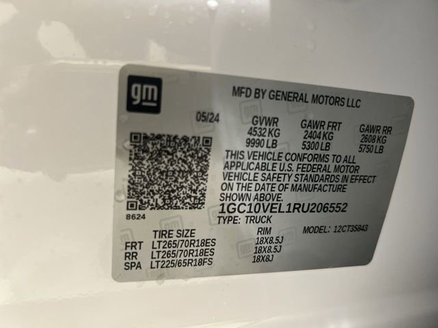 New 2024 Chevrolet Silverado EV W/T AWD/4WD image 29