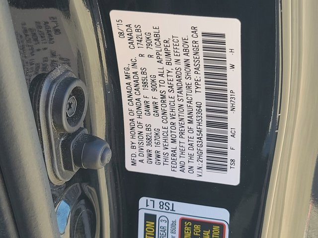 Used 2015 Honda Civic LX image 27