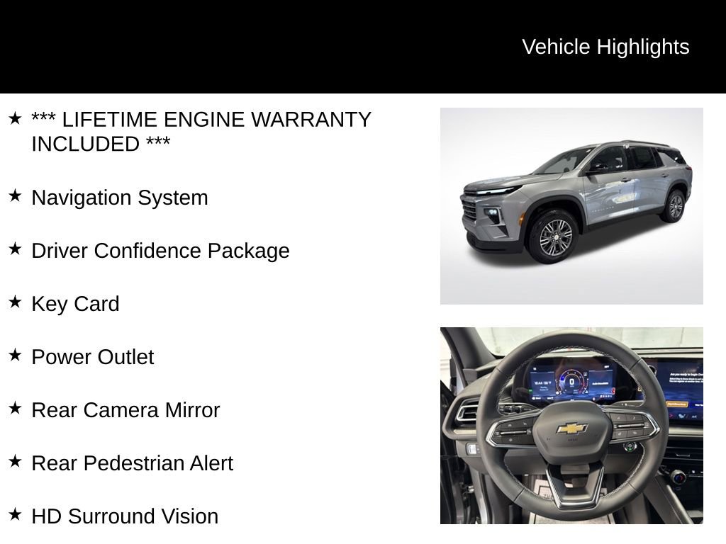 New 2026 Chevrolet Traverse LT w/ Driver Confidence Package image 2