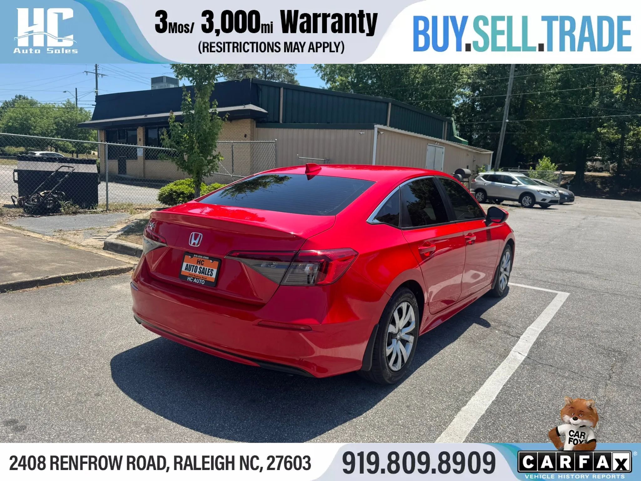 Used 2022 Honda Civic LX image 4