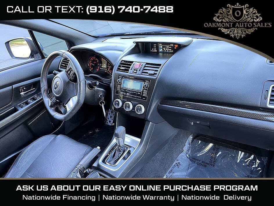 Used 2015 Subaru WRX Limited w/ Popular Package #3 AWD/4WD image 13