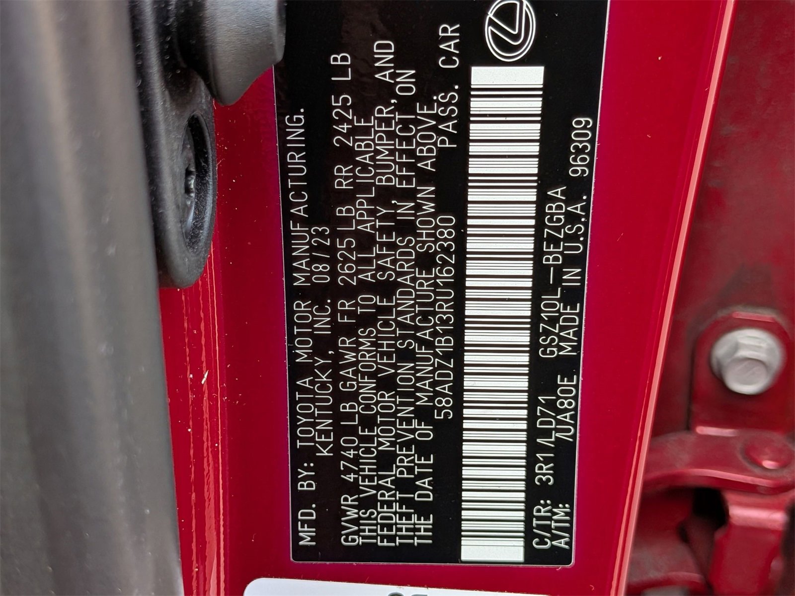 Used 2024 Lexus ES 350 w/ Premium Package image 42