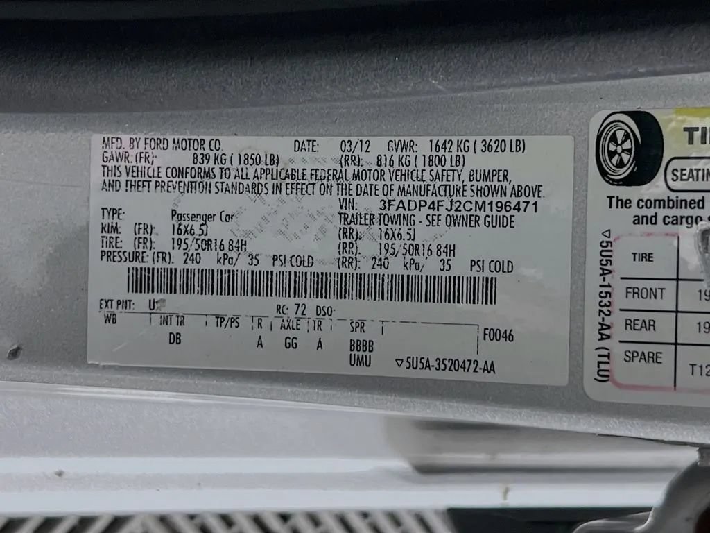 Used 2012 Ford Fiesta SES FWD image 29