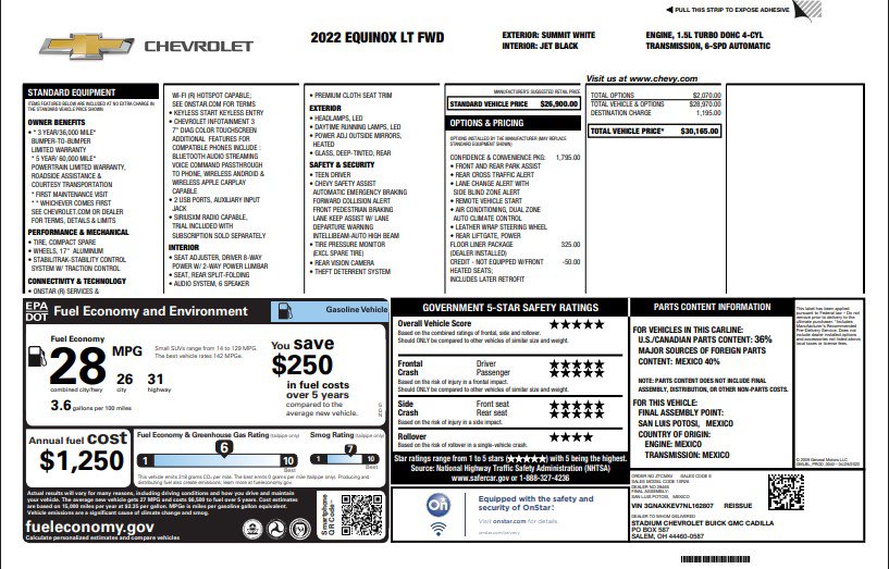 Used 2022 Chevrolet Equinox LT FWD image 12